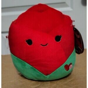 Squishmallows Walsh the Rose 8" Plush Stuffed Animal NWT
